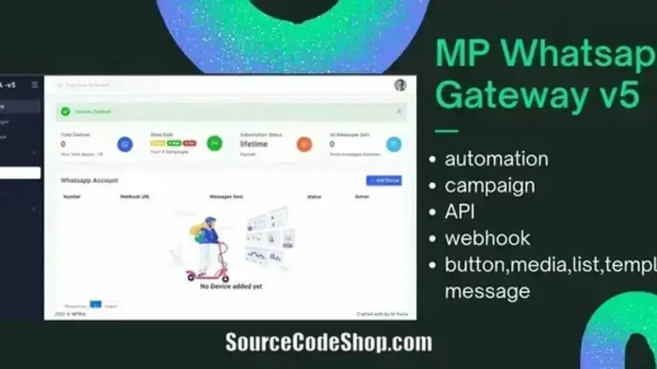 WhatsApp Gateway v7.5.0 Nulled  Multi Device PHP By Source Code Shop