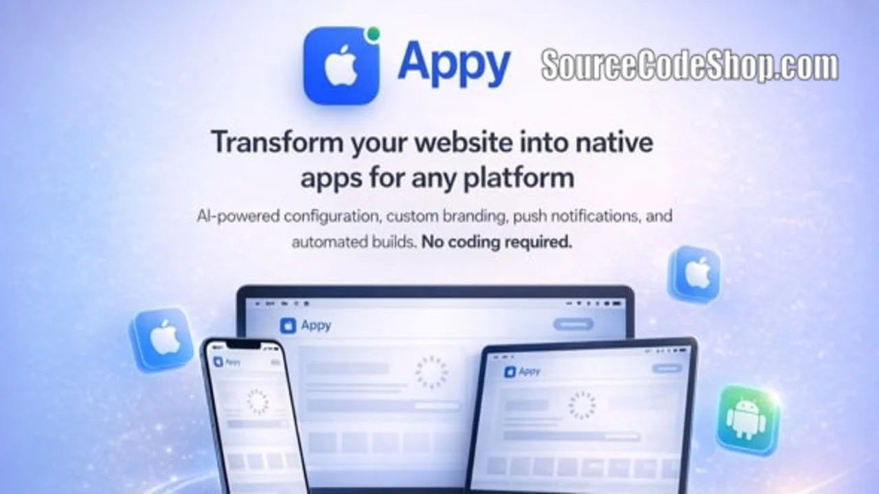 Appy v1.1.2 – AI-Powered No-Code Mobile App Builder SaaS Platform