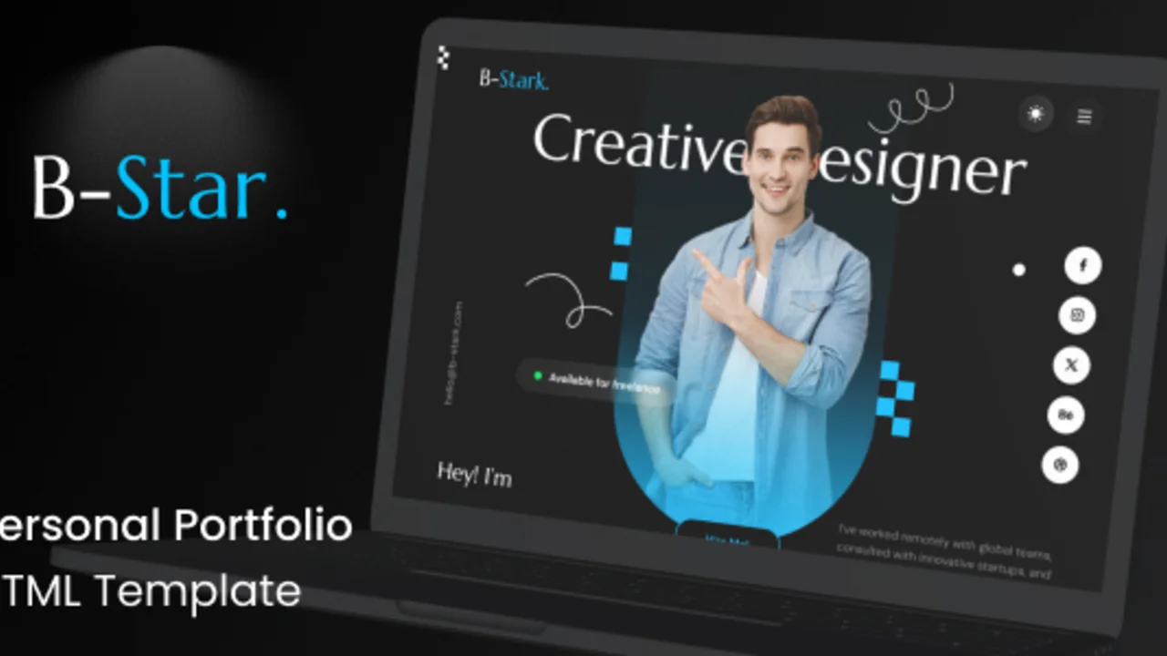 Bran Star Personal Portfolio CV Resume HTML Template