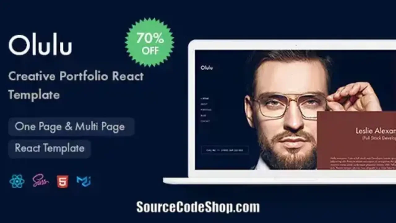 Olulu Creative Portfolio HTML5 Template Free Download