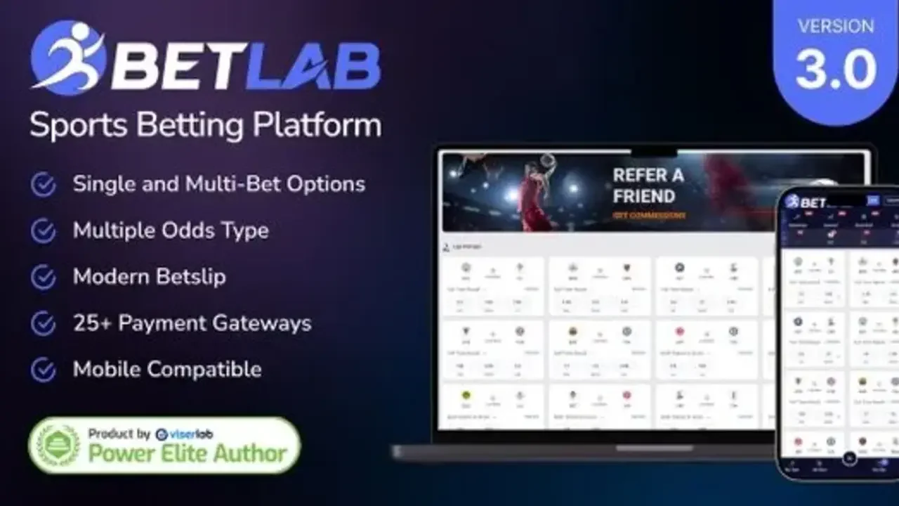 BetLab v3.0 Nulled – Sports Betting Platform PHP Script No Bugs