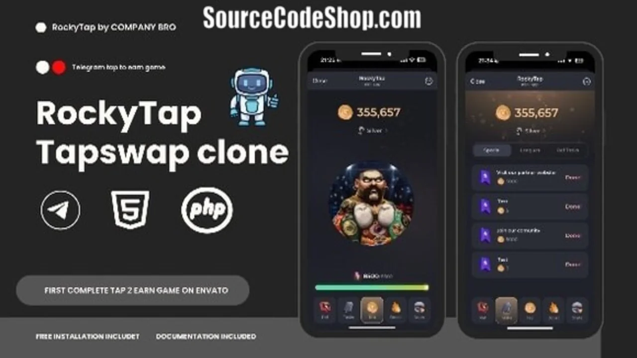 Rocky v1.0 – TapSwap Like Telegram Clicker Game Script Free Download