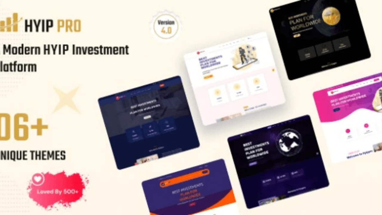 HYIP PRO v4.1 Nulled – A Modern HYIP Investment Platform Script