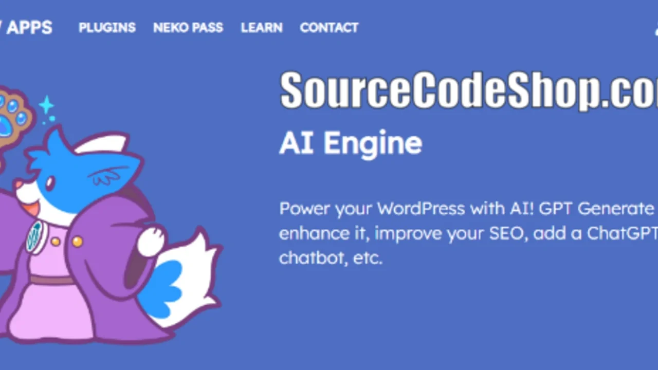 AI Engine Pro v3.4.4 Nulled ChatGPT Chatbot Custom Playground WordPress Plugin