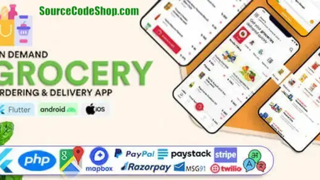 GoGrocer v1.12.0 Nulled | Grocery Vegetable Store Delivery With Mobile App Script