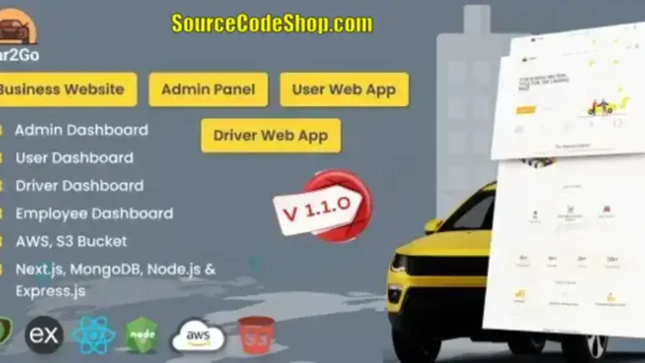 Car2Go v1.1.0 | One Stop Ride Share Platform User Driver Web App with Admin Panel Free Download