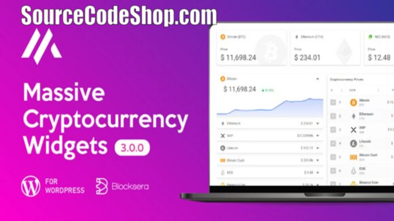 Massive Cryptocurrency Widgets v3.3.1 – Crypto Plugin for WordPress (Free Download)