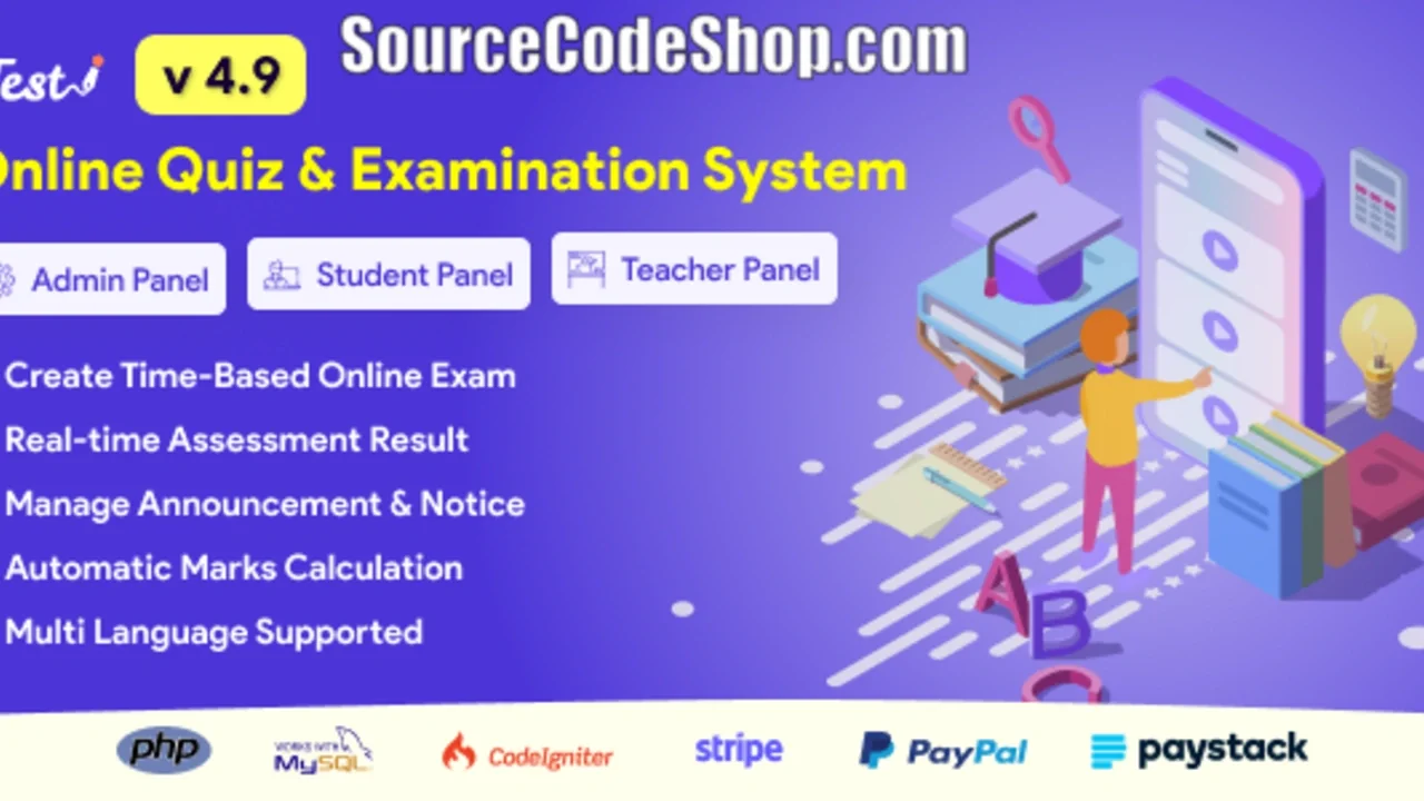 iTest v4.9 Online Quiz & Examination System Script