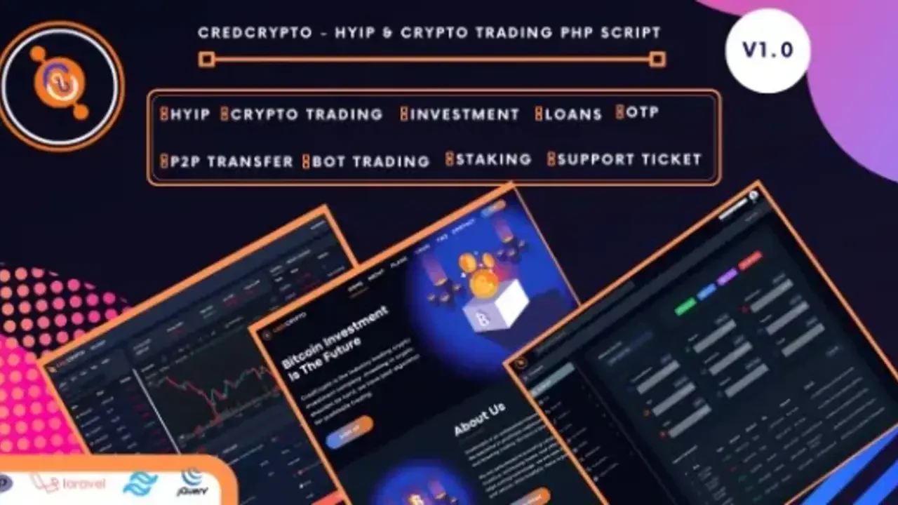 CredCrypto v3.1 Nulled – HYIP Investment and Trading Script