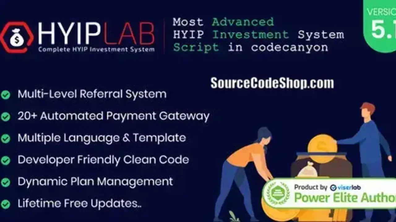 HYIPLAB v5.12 Nulled | Complete HYIP Investment System PHP Script Free Download