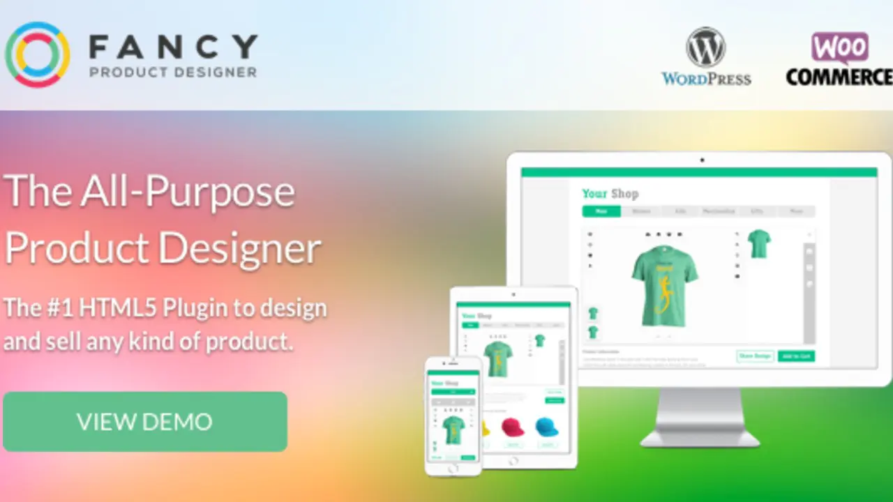 Fancy Product Designer v6.4.0 - WooCommerce plugin Free