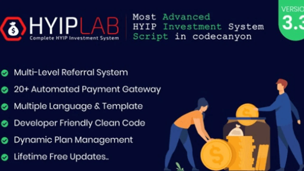 HYIPLAB v3.9 Nulled – Complete HYIP Investment System PHP Script