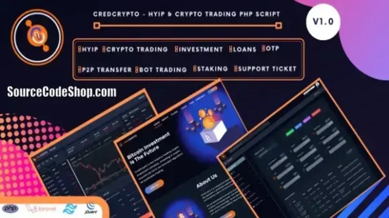 CredCrypto v3.1 Nulled | HYIP Investment and Trading Script Free Download