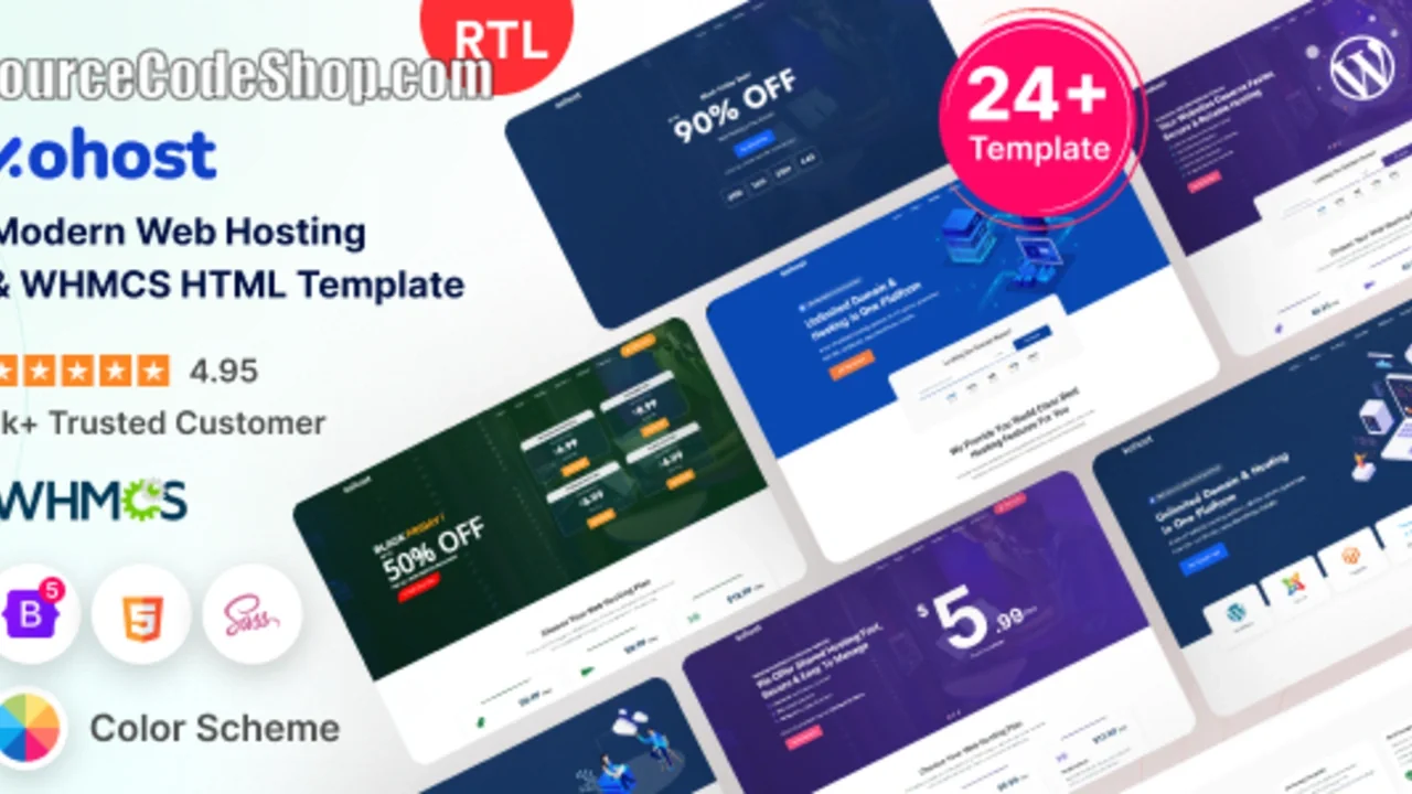 Kohost v10.3.0 Modern Web Hosting & WHMCS Template