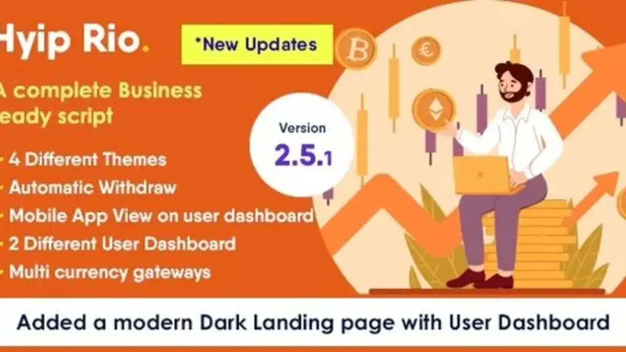 Hyip Rio v2.5.1 – Advanced Hyip Investment Scheme with Ranking System and Automatic Withdraw Script