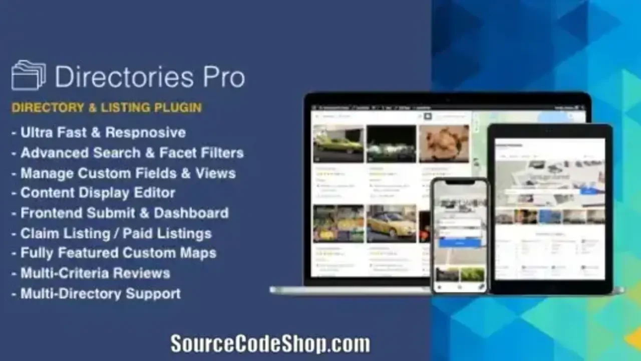 Directories Pro v1.14.22 Nulled | Directory Plugin for WordPress And Addons Free Download