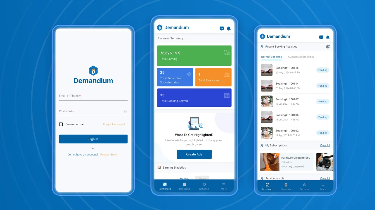 Demandium - Provider App