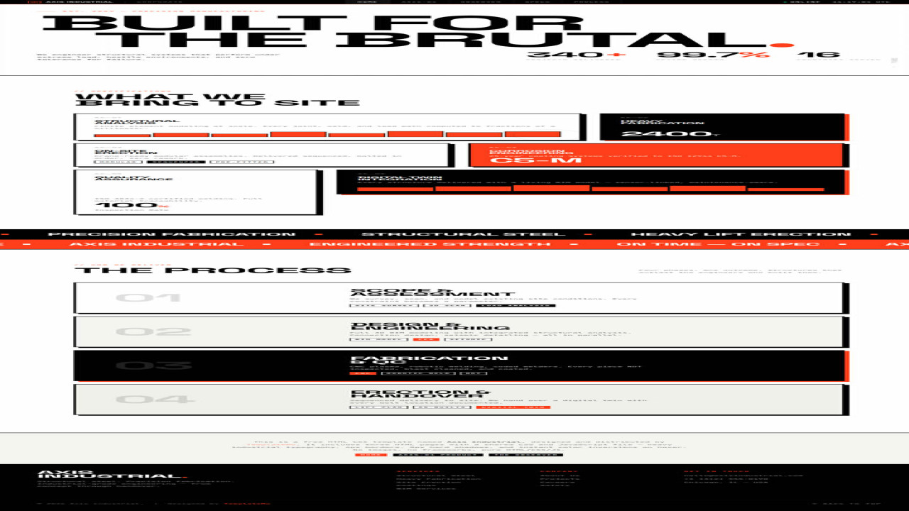 Axis Industrial - Free Website Template