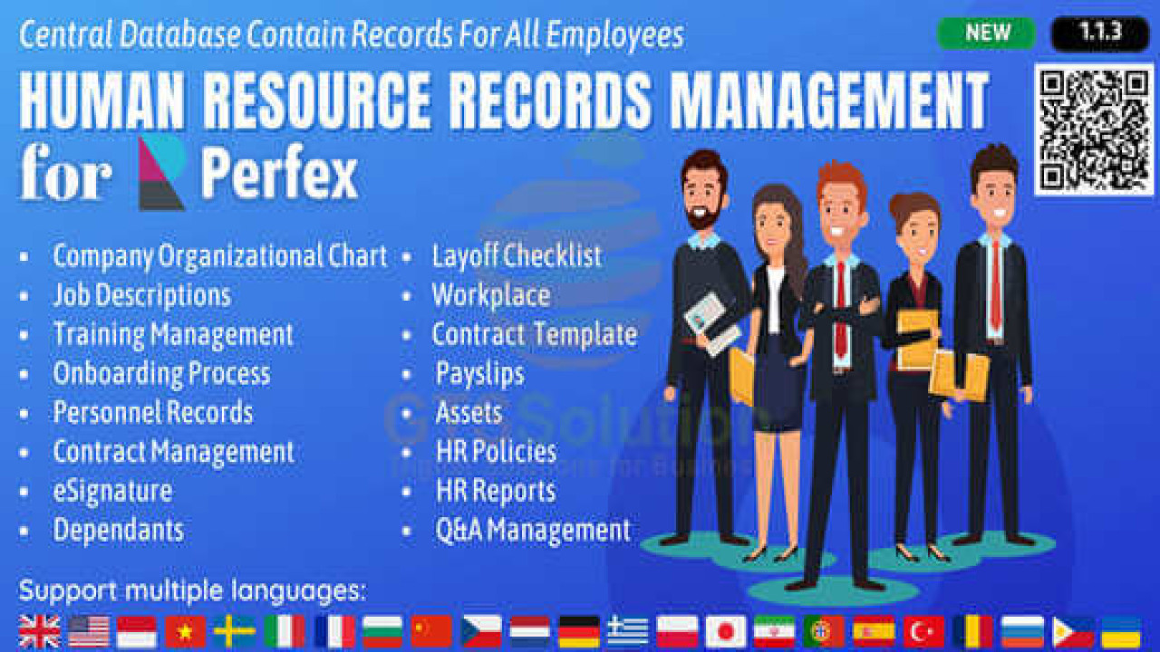 HR Records Module for Perfex CRM v1.1.3 – Addon