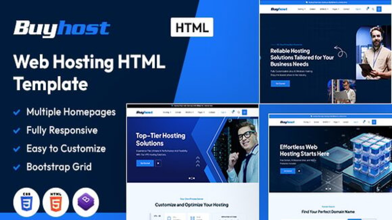 Buyhost – Web Hosting HTML Template