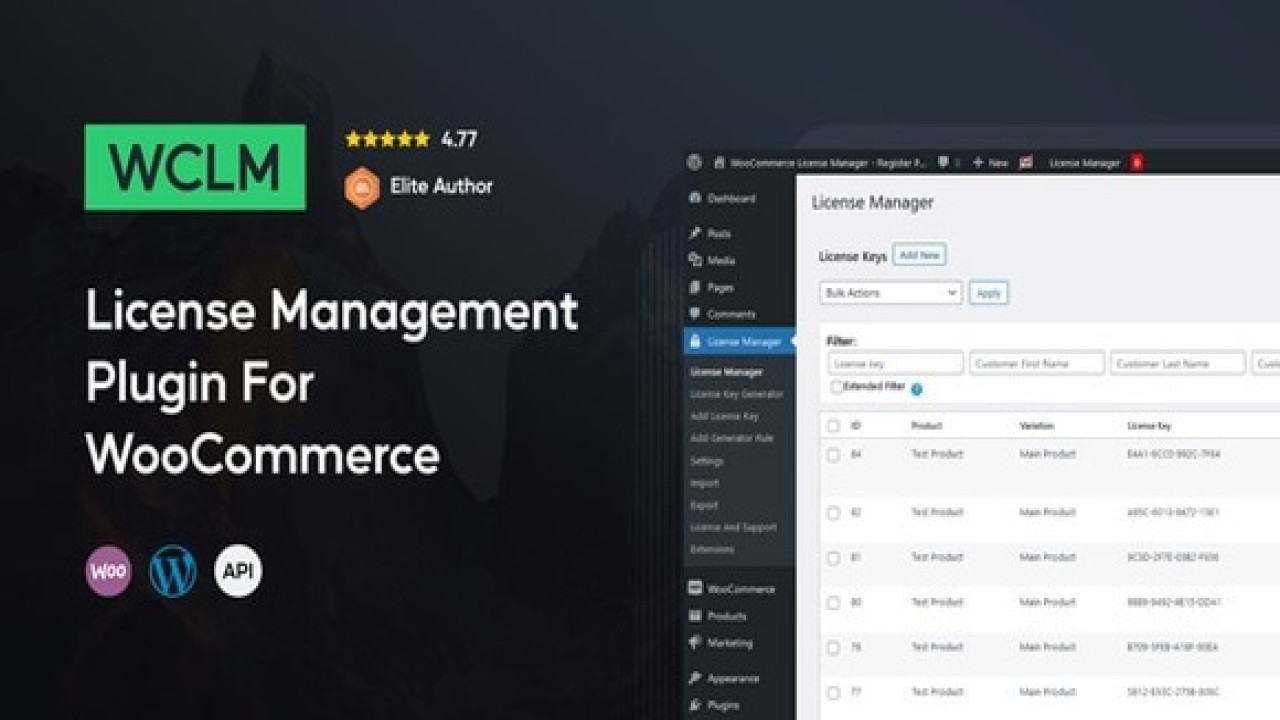 WooCommerce License Manager v7.3.1 Plugin
