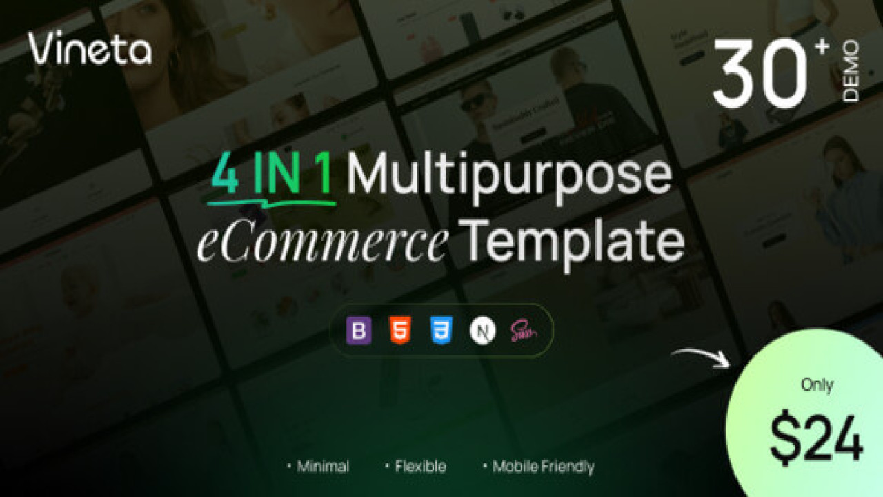 Vineta – Multipurpose eCommerce HTML, Next.js, React Template