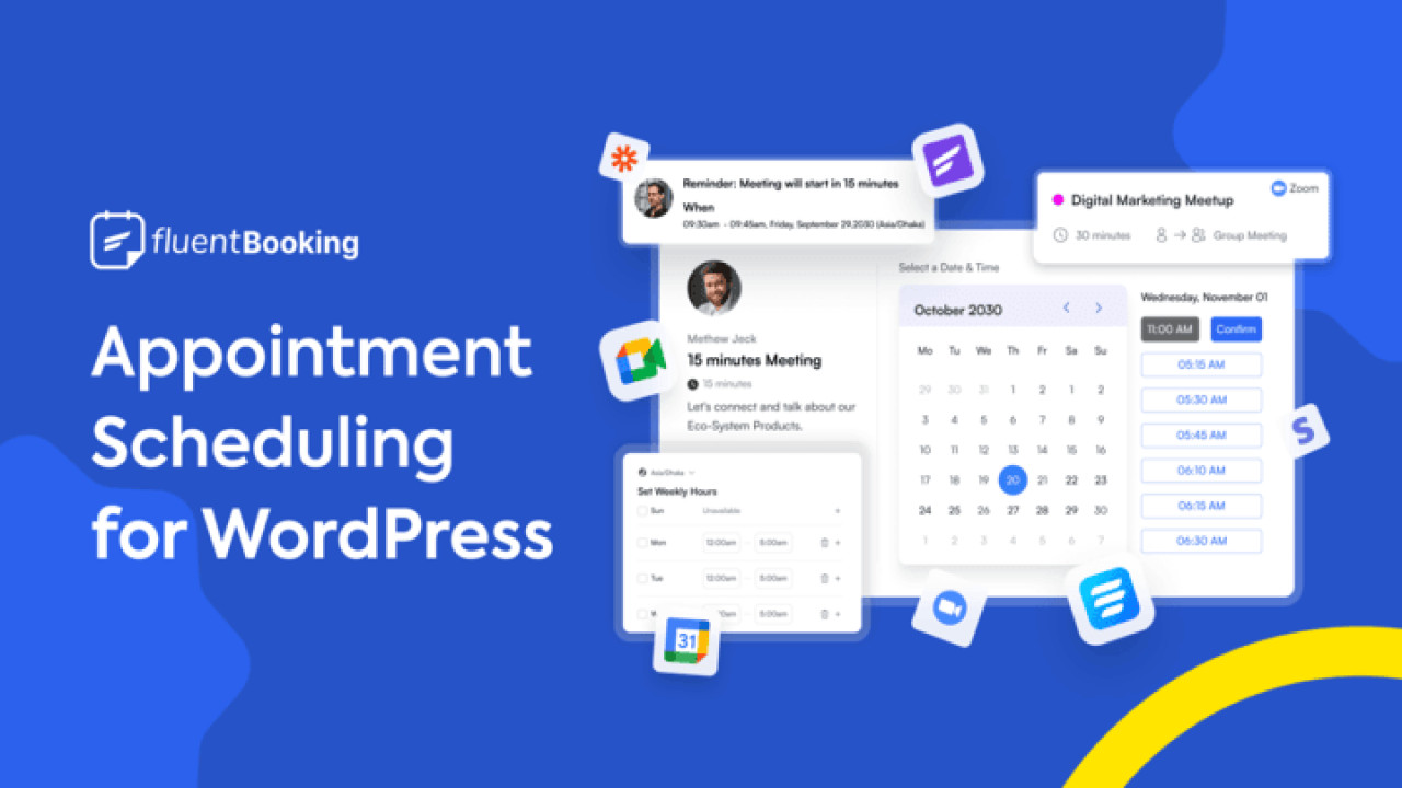 FluentBooking Pro v2.3.0 – WordPress Booking Plugin