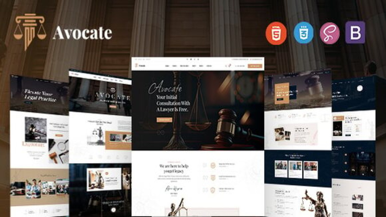 Avocate – Attorney Lawyer HTML Template