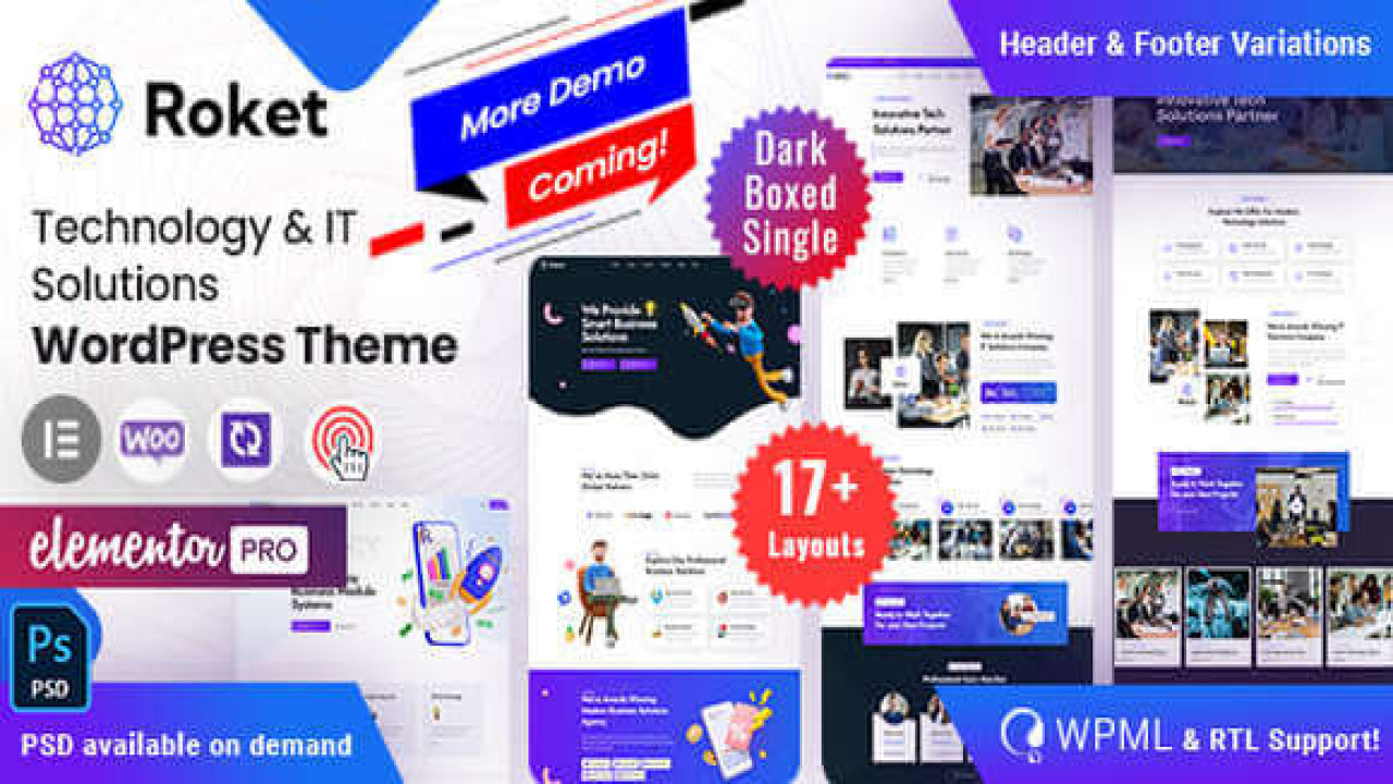 Roket v7.0 – IT Technology WordPress Theme
