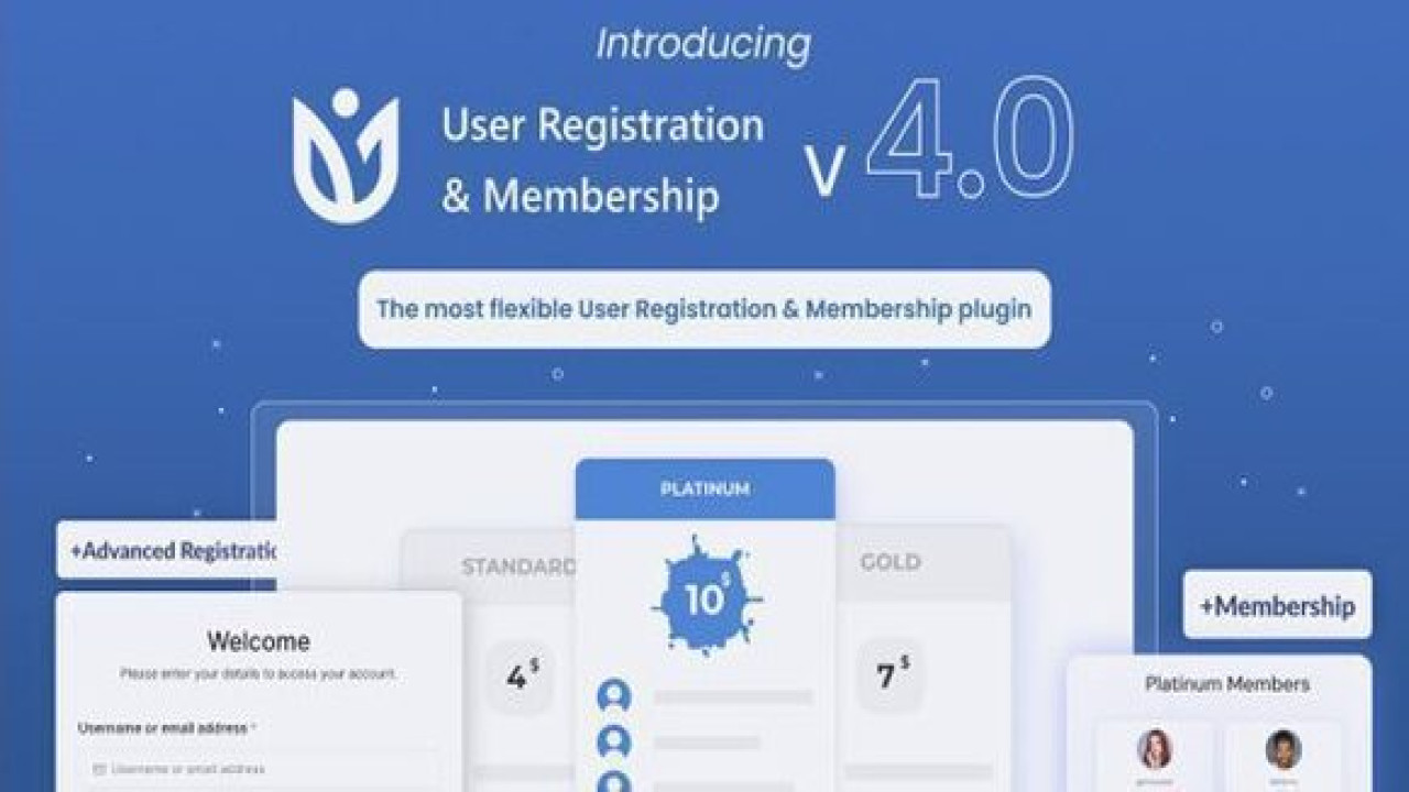 User Registration & Membership Pro v6.2.8 + Addons