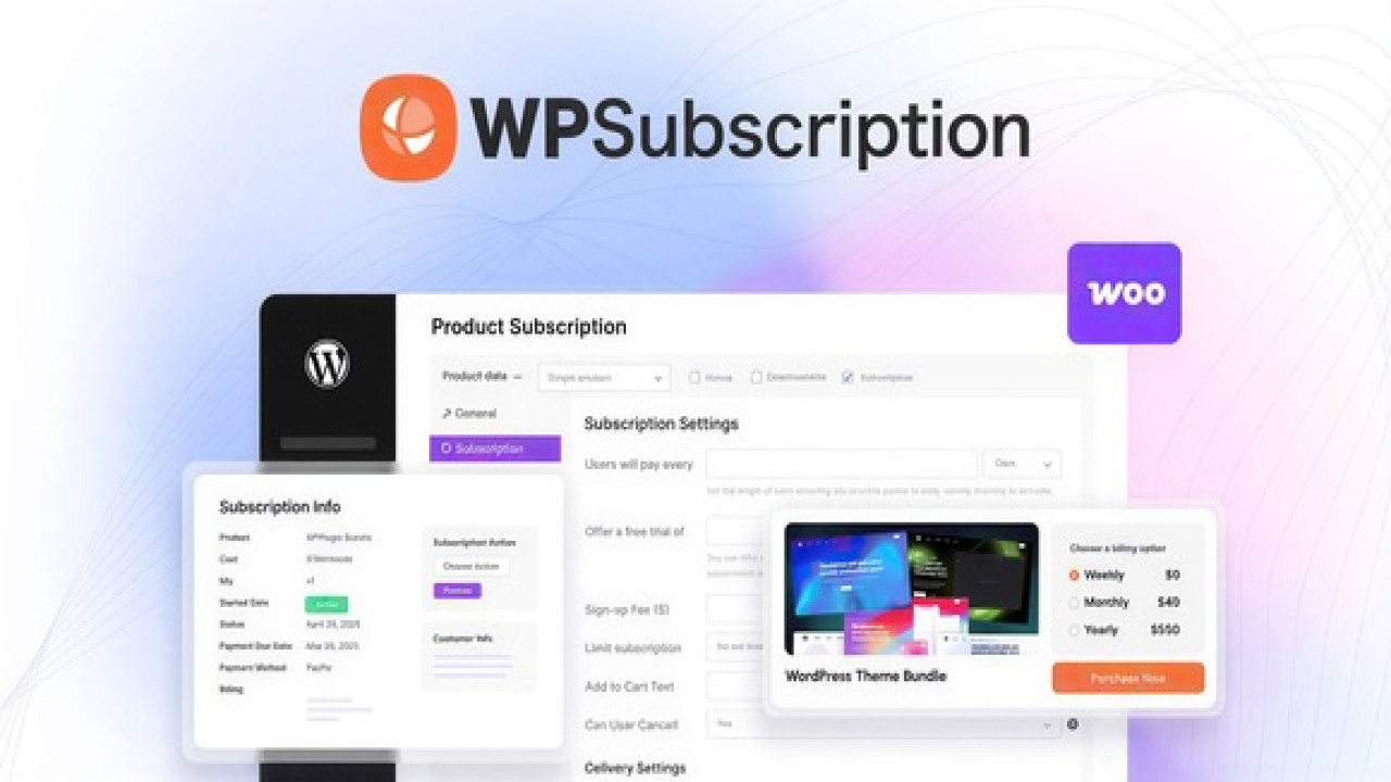 WPSubscription Pro v2.0.0 – WooCommerce Subscription Plugin