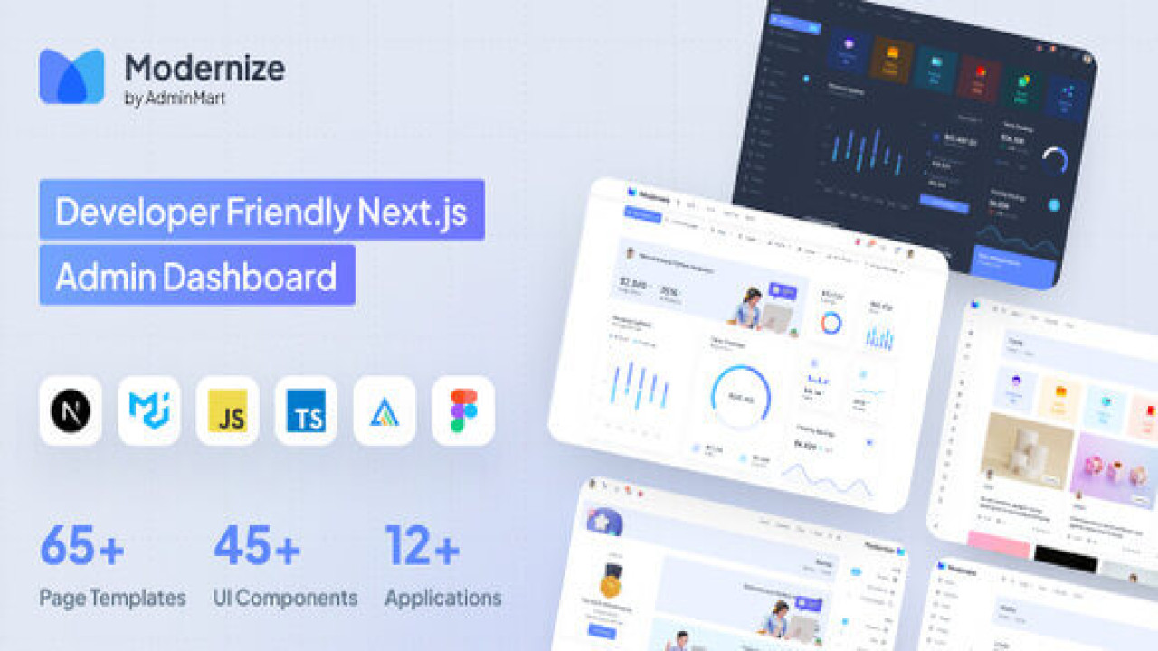 Modernize NextJS v11.0.0 – Admin Dashboard with App Directory