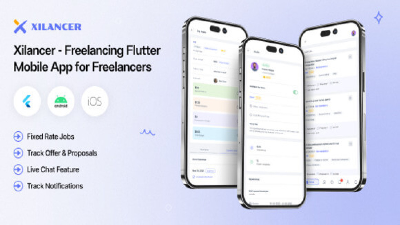 Freelancer Flutter Mobile App (6 Sep 2026) – Xilancer Freelancer MarketplacePlatform