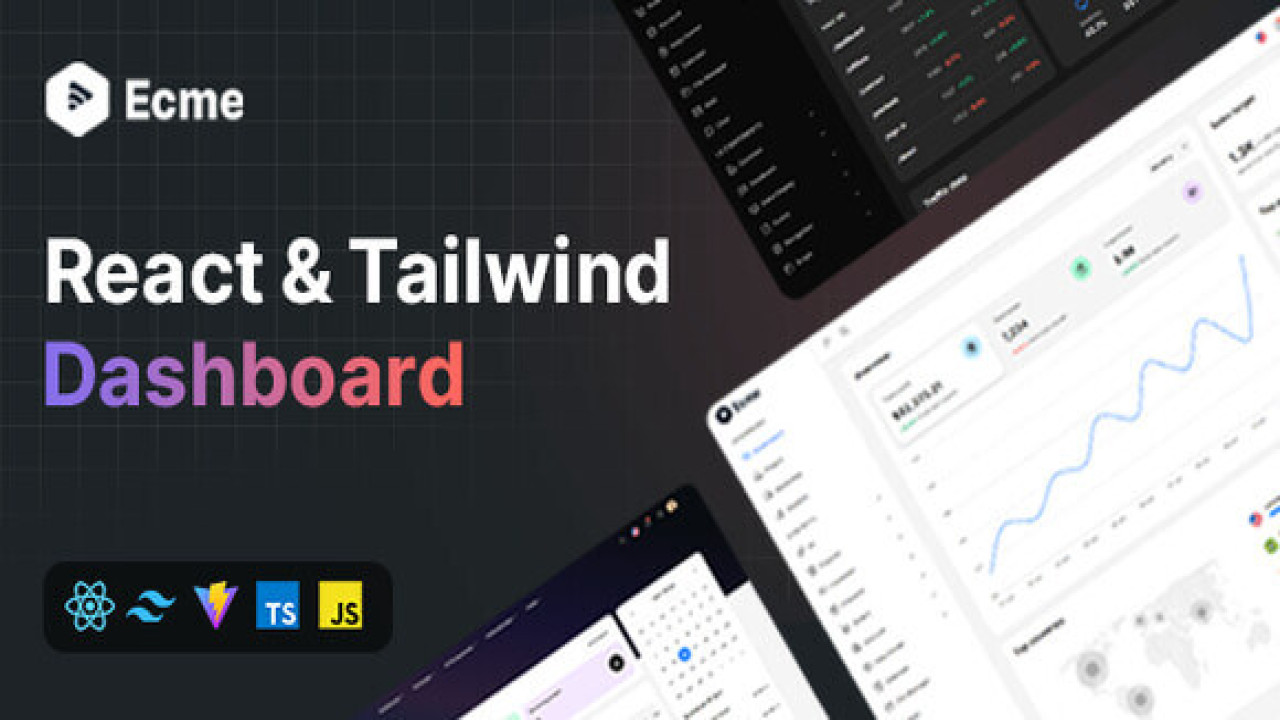 Ecme v1.3.8 – React Tailwind Admin Template (React 19)