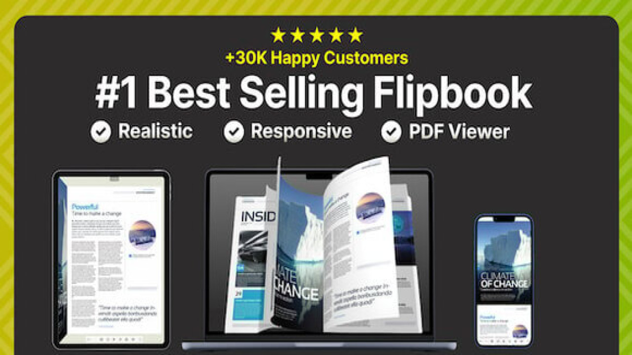 Real 3D FlipBook v5.4 – PDF Viewer WordPress Plugin