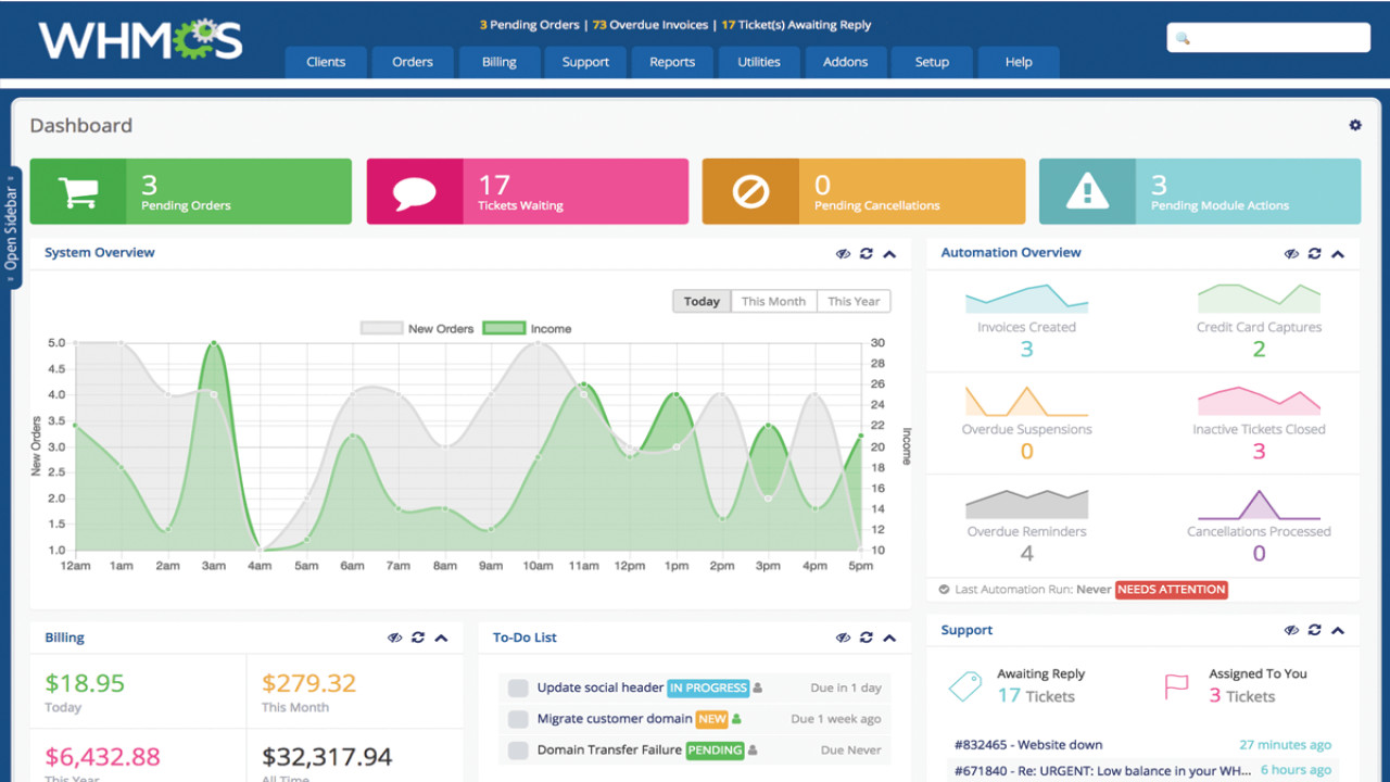WHMCS v9.0.9 Nulled – Web Hosting Billing & Automation Software