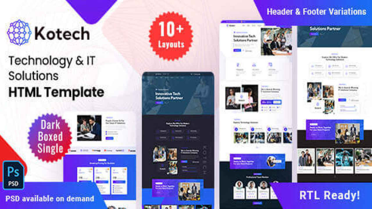 Kotech – Technology & IT Solutions HTML Template